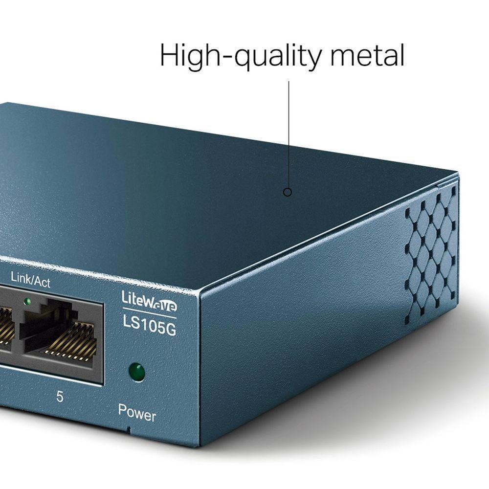 Switch Gigabit De Mesa Com 5 Portas 10/100/1000 Ls105G Smb - 2