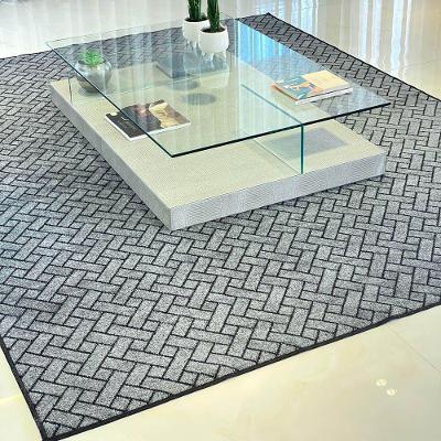 Tapete Carpete Sala Quarto Elegante Trama 2,00 X 3,00 Cinza