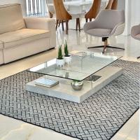 Tapete Carpete Sala Quarto Elegante Trama 1,50 X 2,00 Cinza - 6