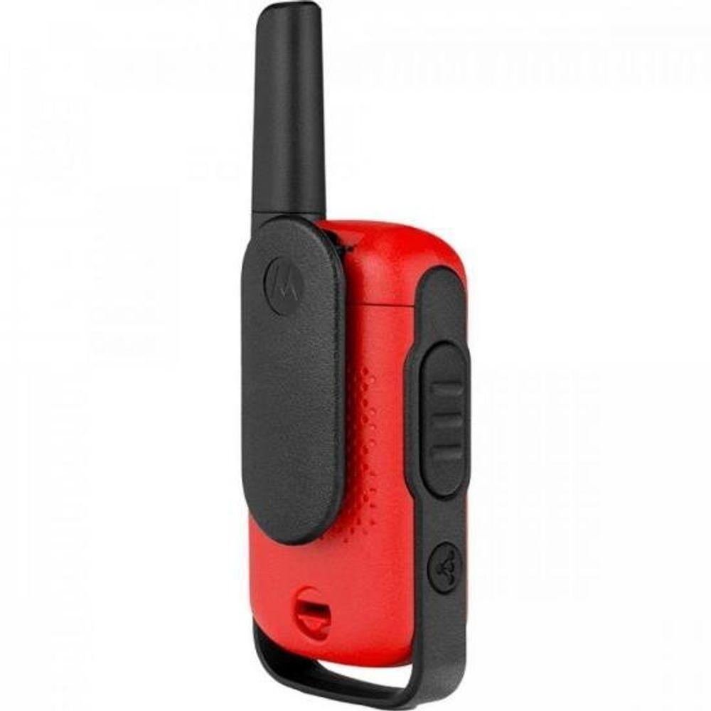 Rádio Comunicador Talkabout 25Km T110Br Vermelho Motorola - - 4