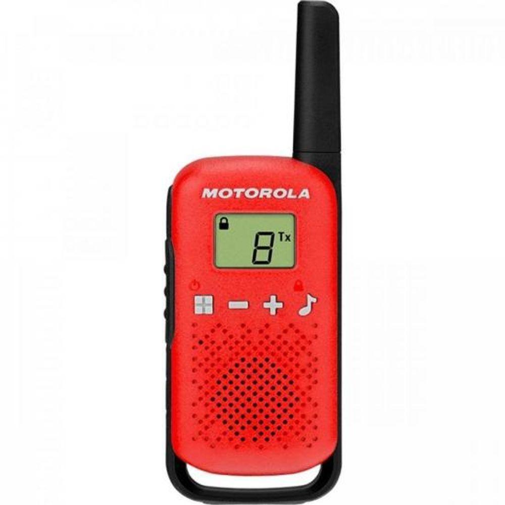 Rádio Comunicador Talkabout 25Km T110Br Vermelho Motorola - - 10