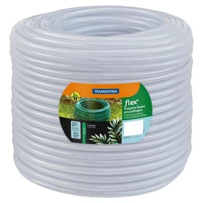Mangueira Flex Tramontina Transparente em Pvc 3 Camadas 100M