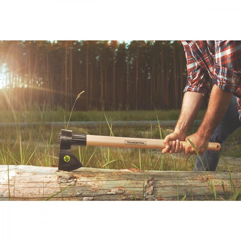 Machado Soldado Com Cabeça Redonda 3.5 Em Aço 90 Cm - 4