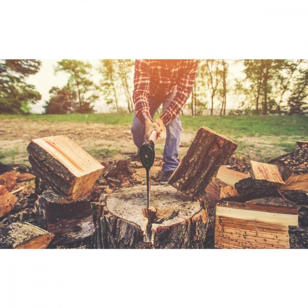 Machado Soldado Com Cabeça Redonda 3.5 Em Aço 90 Cm - 6