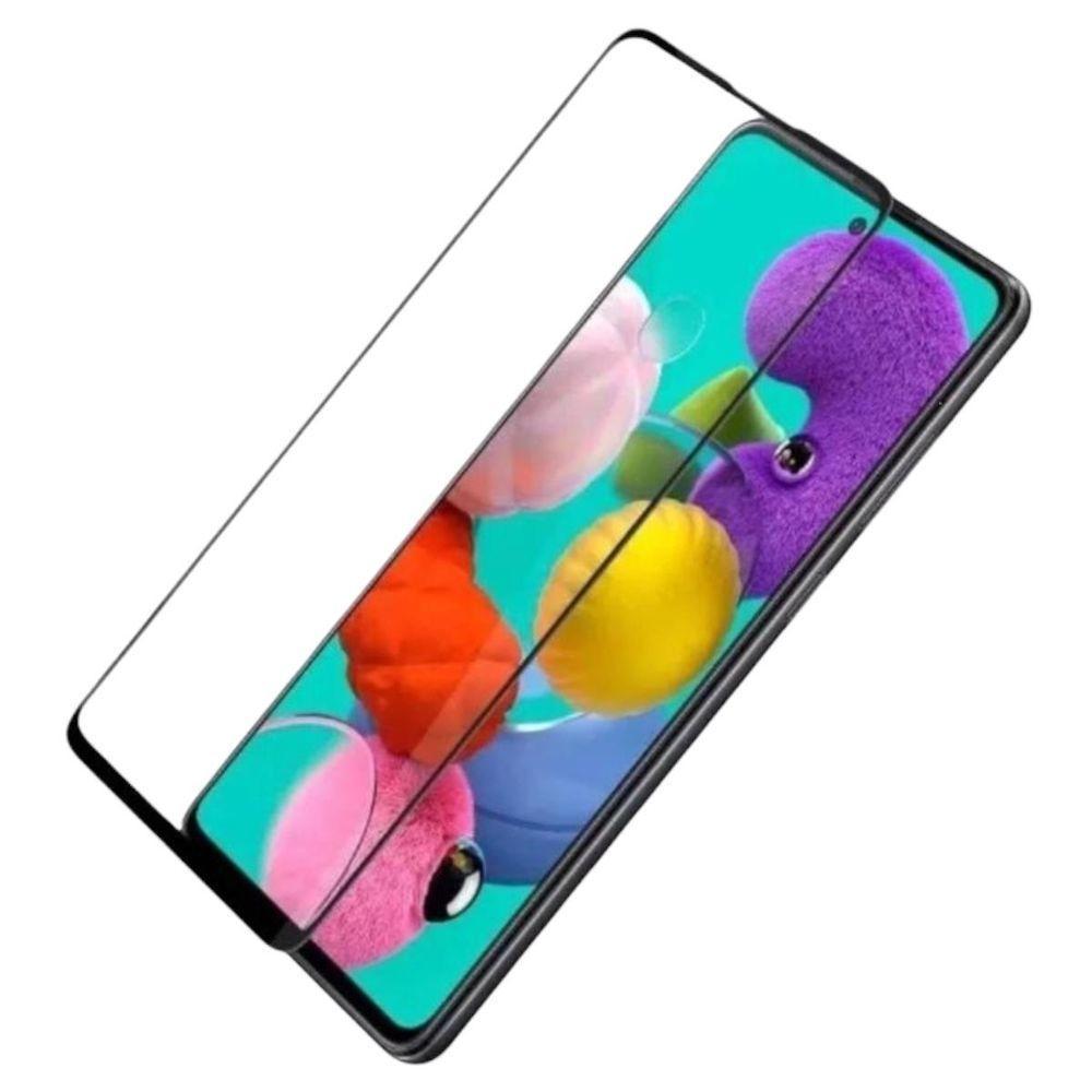 Película De Vidro 3D Para Samsung A51 Com Bordas Pretas - 1