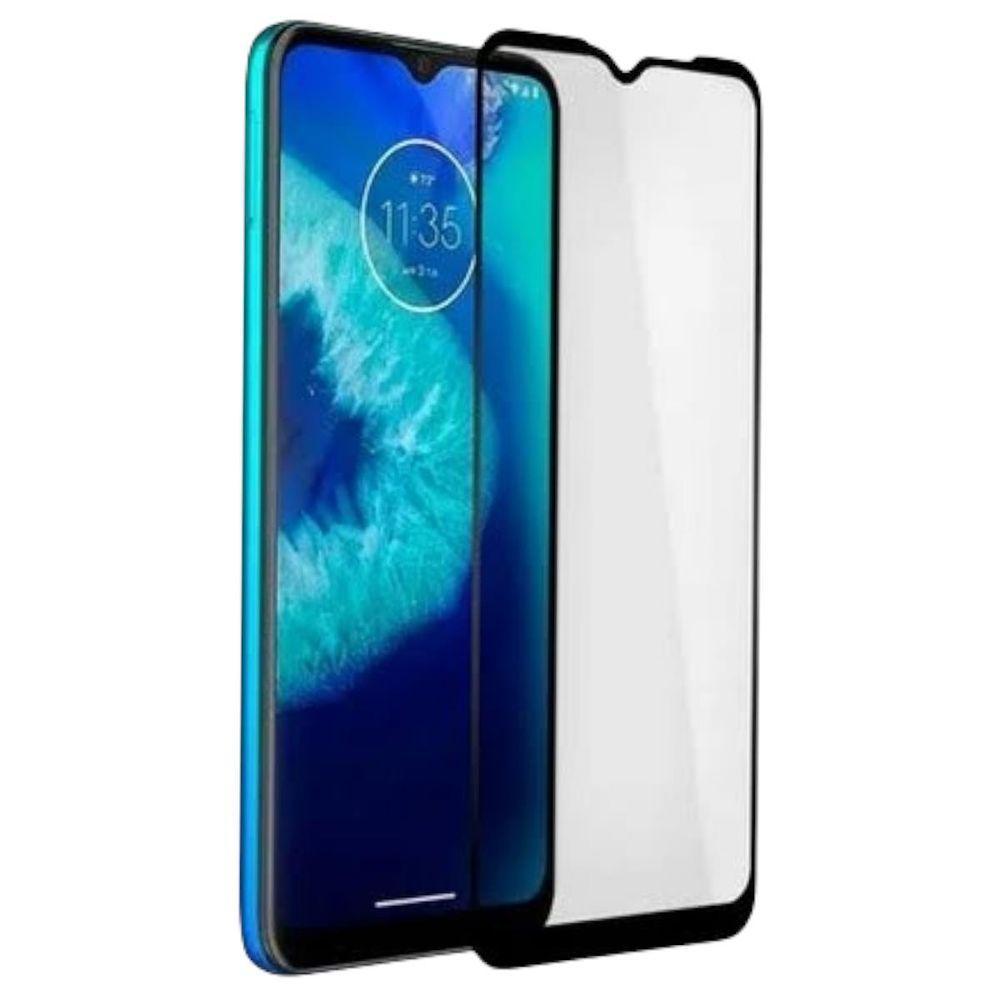 Película De Vidro 3D Para Moto G8 Plus Com Bordas Pretas - 1