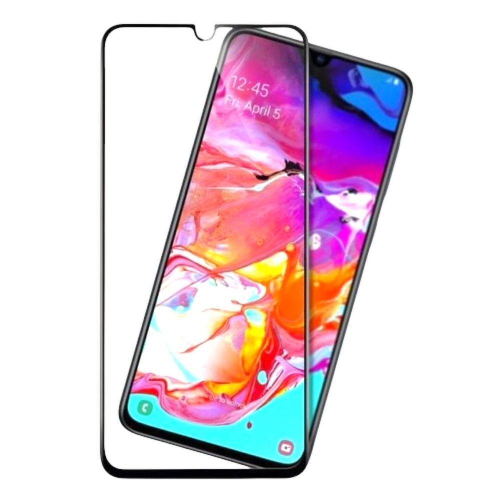 Película De Vidro 3D Para Samsung A70 Com Bordas Pretas - 1
