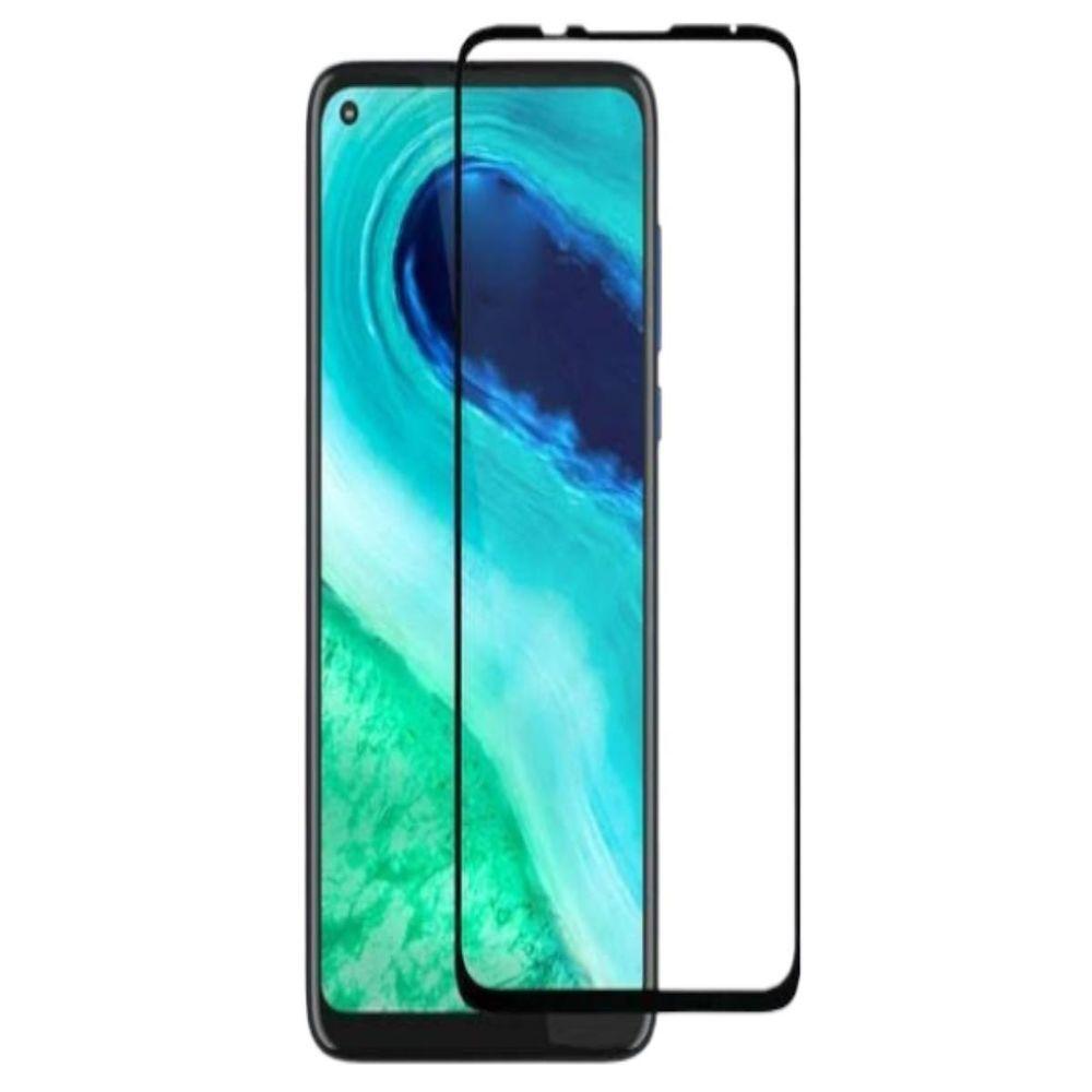 Película De Vidro 3D Para Moto G8 Normal Com Bordas Pretas - 1