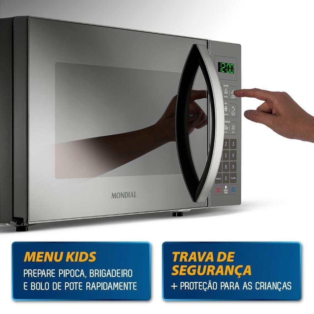 Micro-ondas 34l Mondial Mo-02-34-e 127v/60hz . - 4