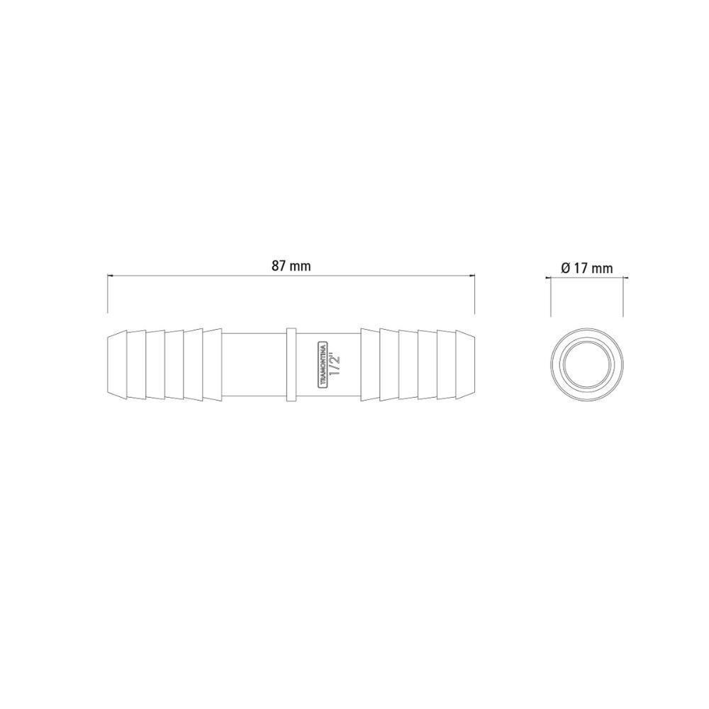 União Interna 1/2 Polegada Tramontina Para Mangueiras - 2
