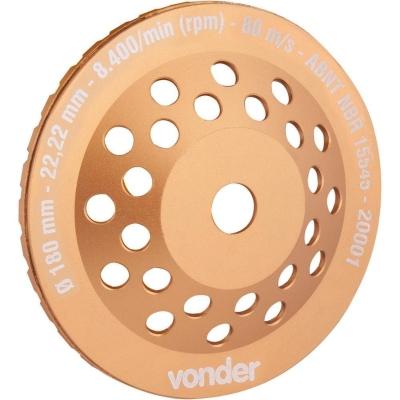 Rebolo Diamantado 180 Mm Turbo Vonder