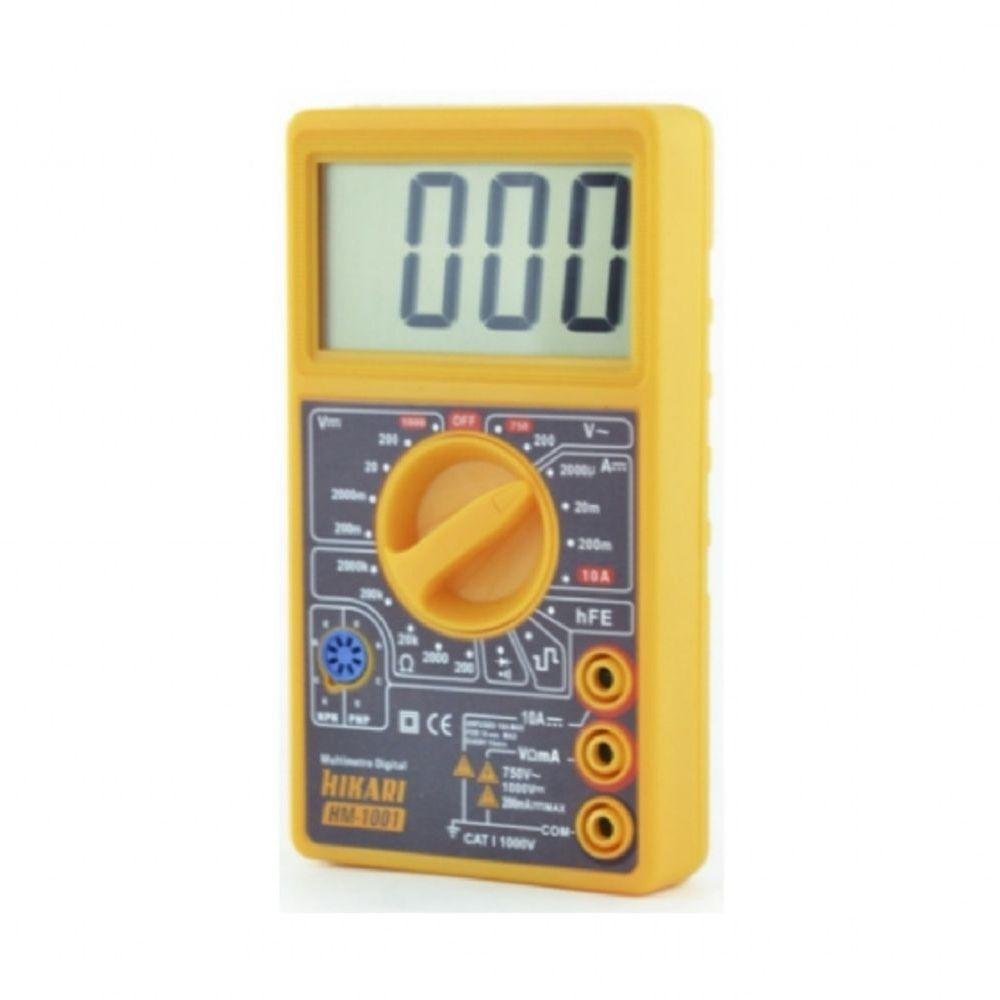 Multímetro Digital Hm-1001 Display Lcd Temperatura Hikari - 1