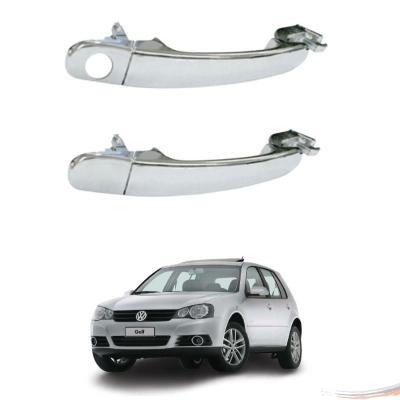 Par Maçanetas Diant Cromado C/ Furo Golf Bora Jetta 99 A 13