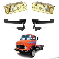 Kit Fechaduras + Maçanetas Caminhão Mb 1113 1313 1513 2213 - 1