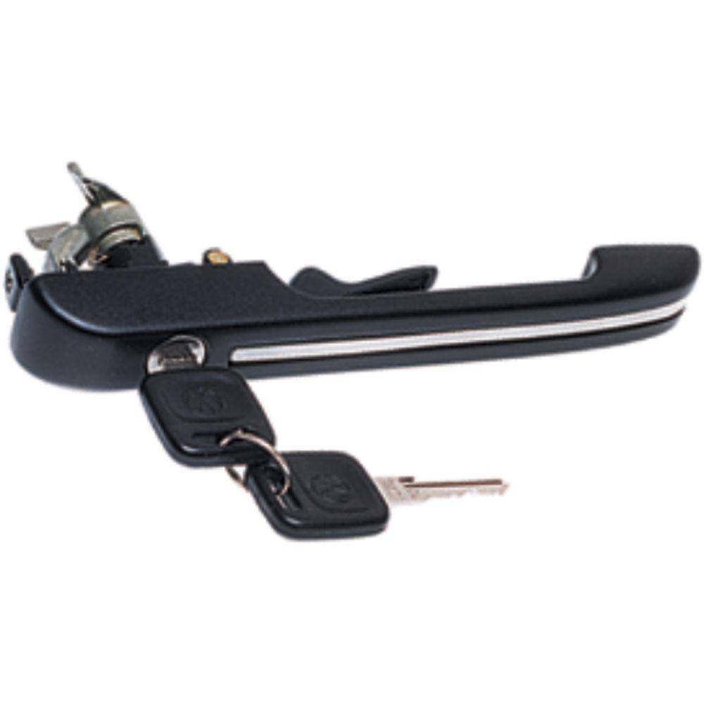 Maçaneta Ext Porta Dir Dianteira Quantum Santana Friso Inox - 1