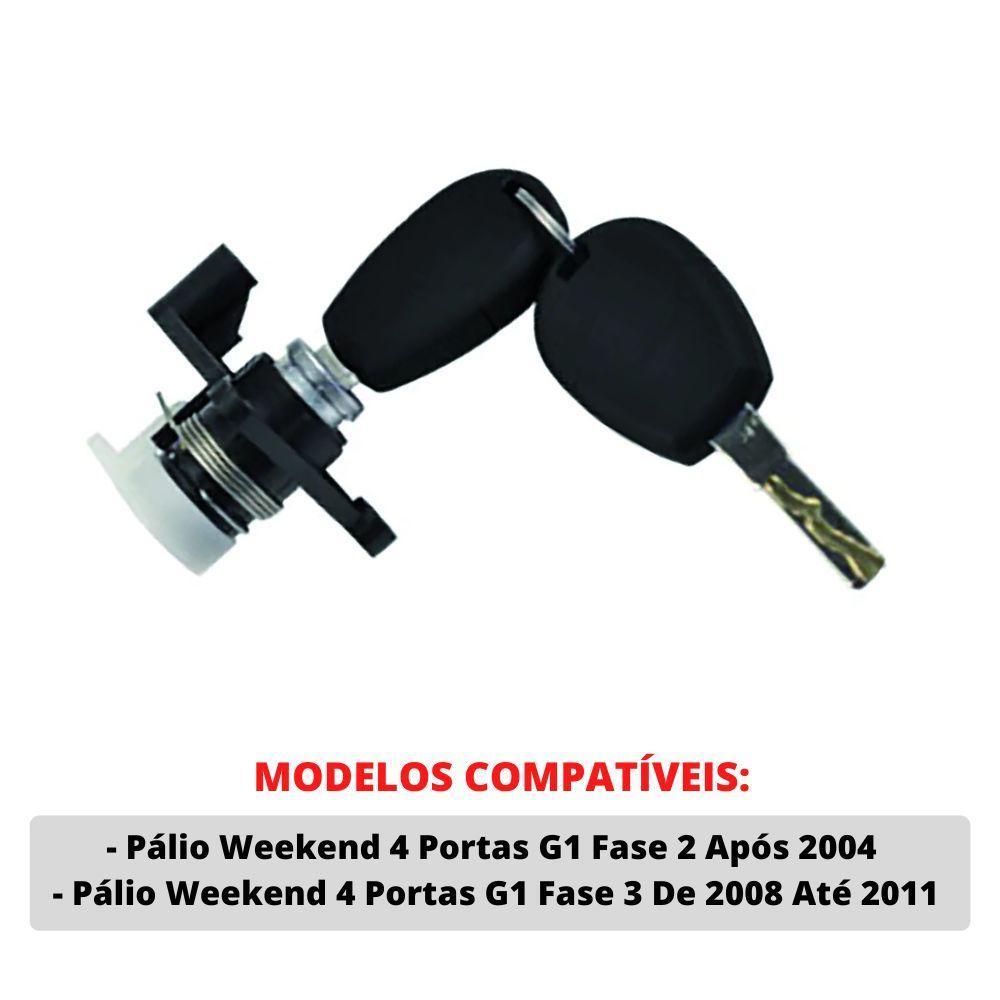 Cilindro Miolo Porta Malas C/ Chave Palio Weekend Após 2004 - 3