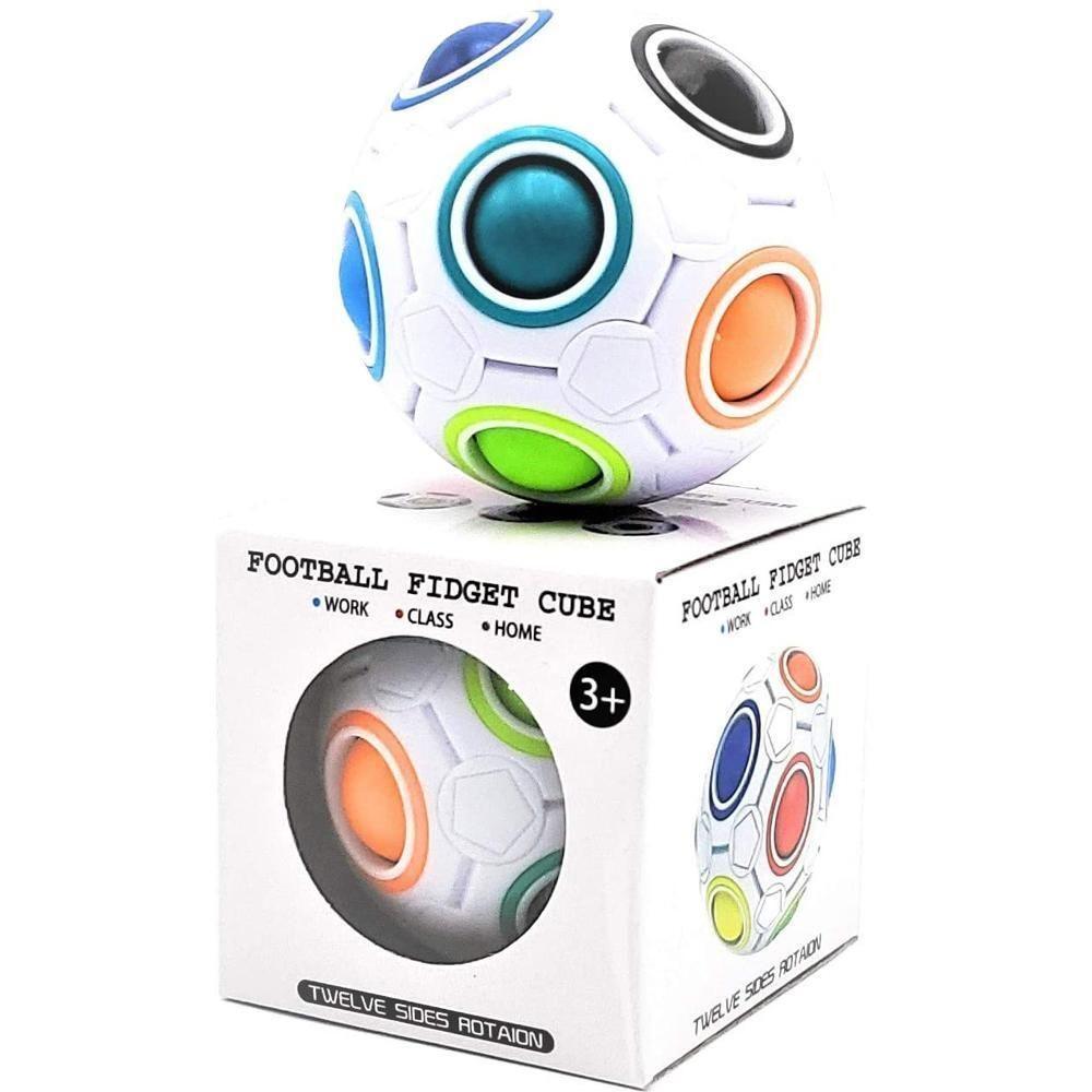 Football Fidget Cube Cubo Mágico Bola Quebra Cabeça Nº 03 - 3