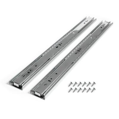 Corrediça Para Gaveta Trilho Telescópico 55Cm Par 55Kg Aço
