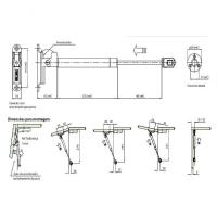 Pistão Gás Com Amortecedor Força 120 N Cinza Fgvtn 2 Unidade - 2