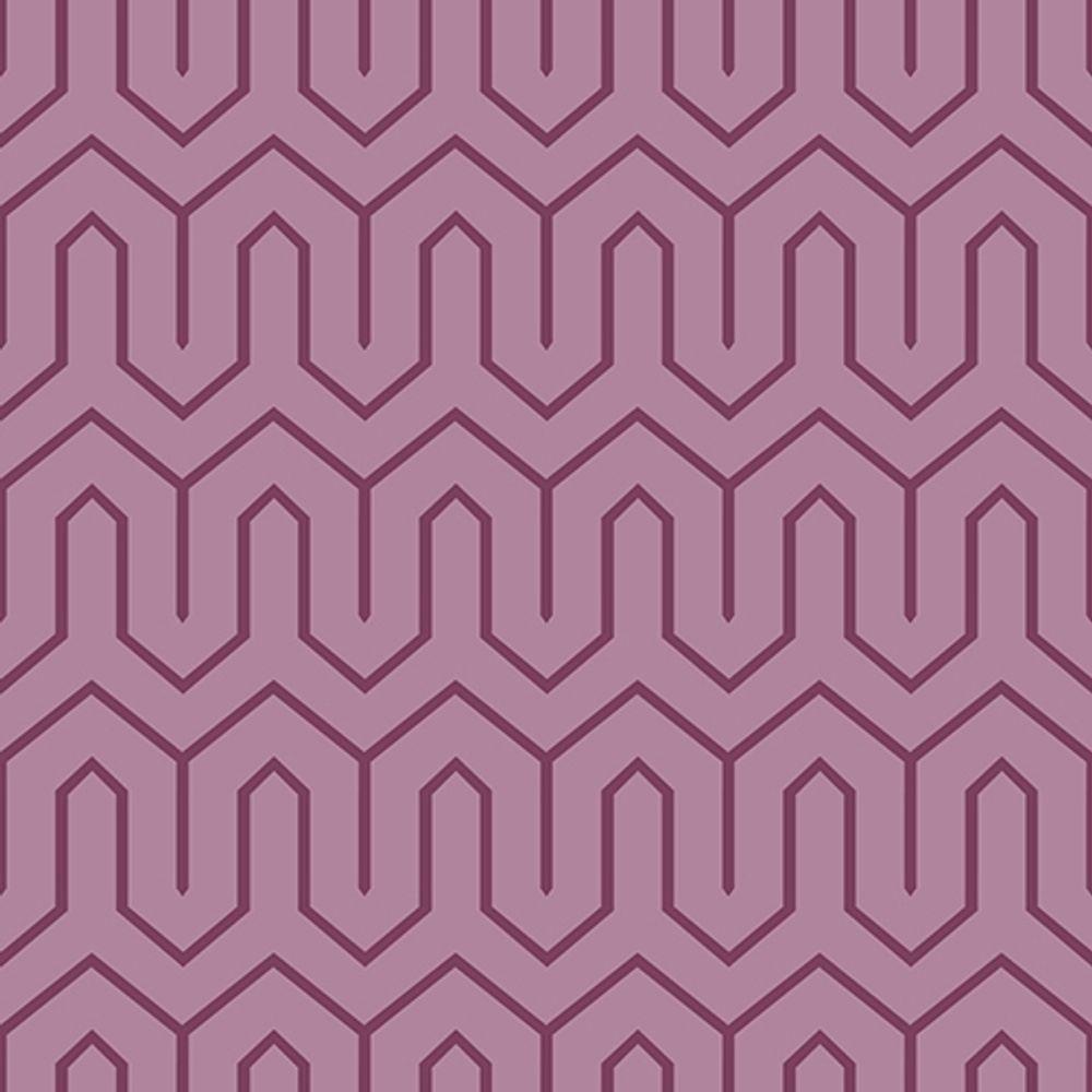 Papel De Parede Cu87438 Rosa Geométrico 053x10m - 1