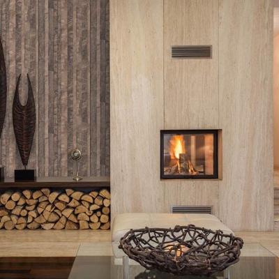 Papel De Parede Roll In Stones Pedras 3d Marron