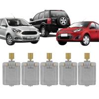 Kit 5 Motor Fechadura Elétrica Trava Porta Fiesta Ecosport - 1
