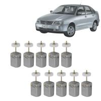 Kit 10 Motor Trava Elétrica Fechadura Bora Polo Golf Após 01 - 1