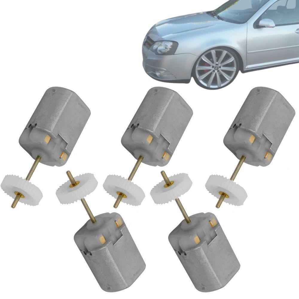 Kit 5 Motor Trava Elétrica Fechadura Golf Bora Polo Jetta - 1