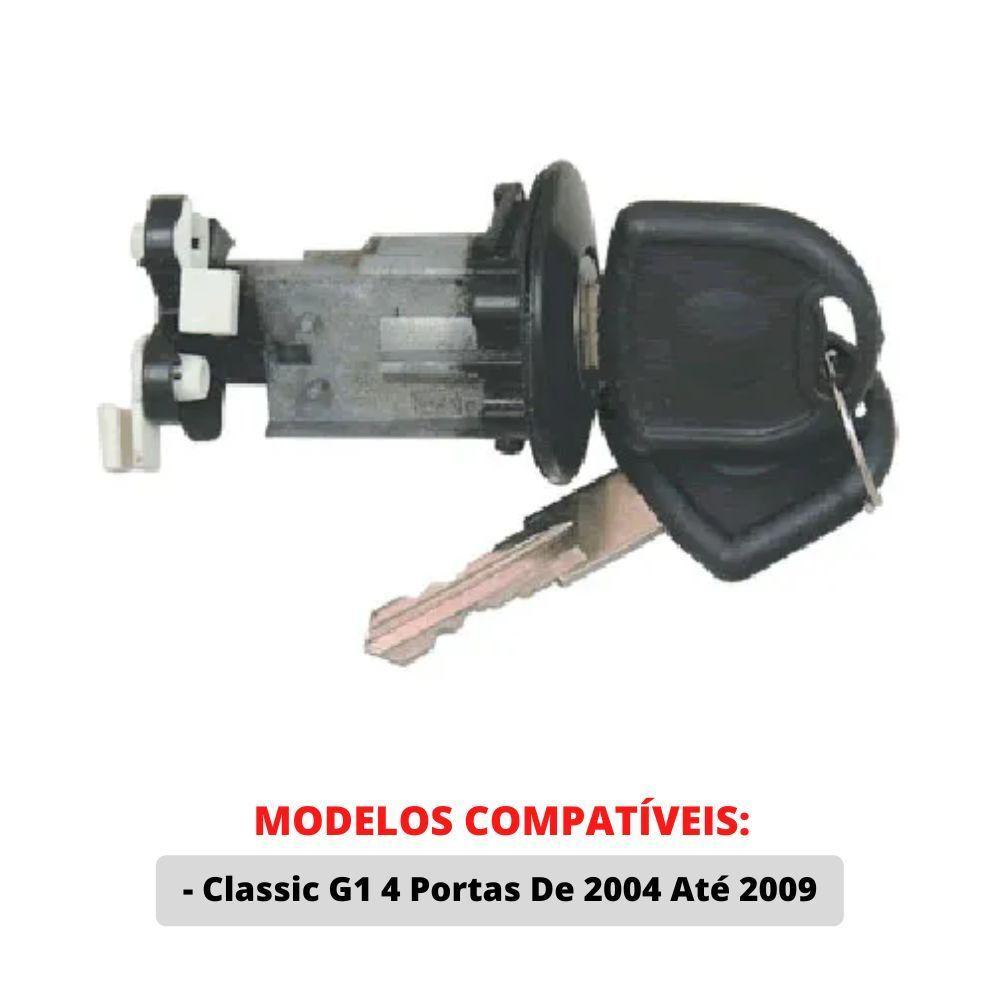 Cilindro Miolo Porta Malas Com Chave Classic G1 04 Até 2009 - 3