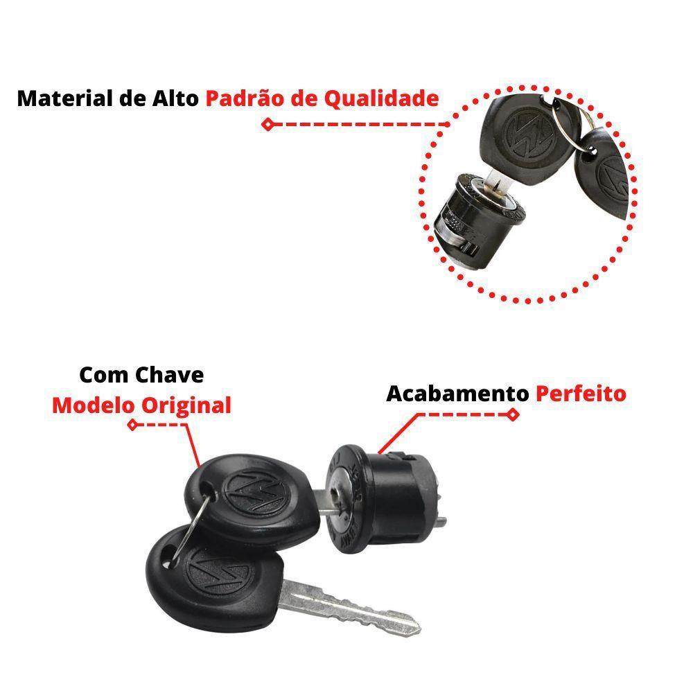Cilindro Ignição Coluna Direção C Chave Brasília 1977 A 1981 - 5