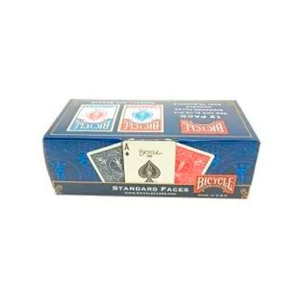 Baralho Bicycle Standard Azul Caixa Com 12 Unidades - 3