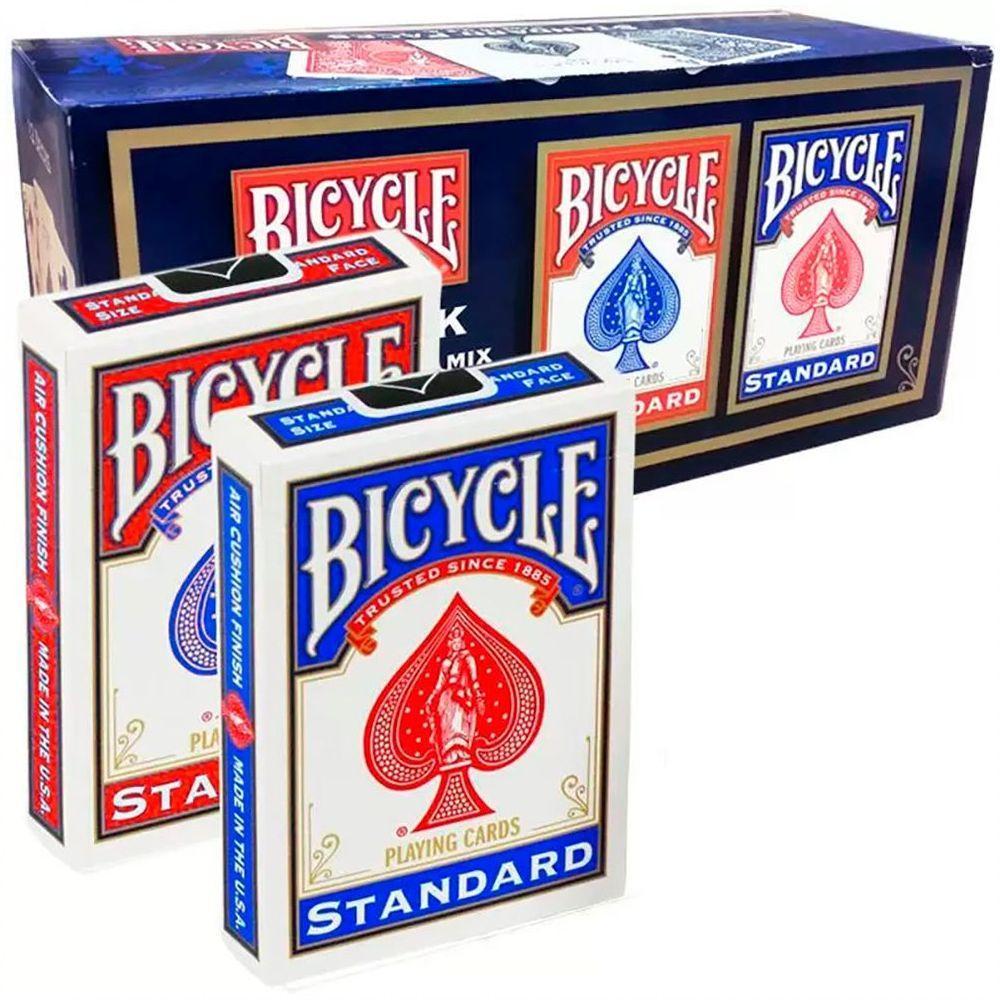 Baralho Bicycle Standard Azul Caixa Com 12 Unidades - 4