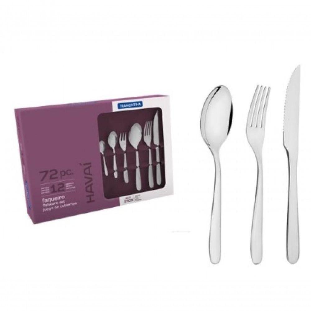 Faqueiro Tramontina Para Churrasco Detalhes No Cabo 72Pçs - 1