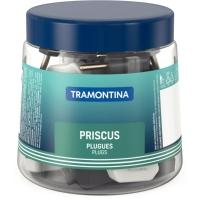 Plugues Angular 2P 10A 250V~ Preto E Branco Embalagem Em Pot - 1