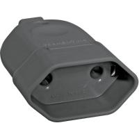 Plugue Femea 2P 250 V 10 A Tramontina Preto - 2