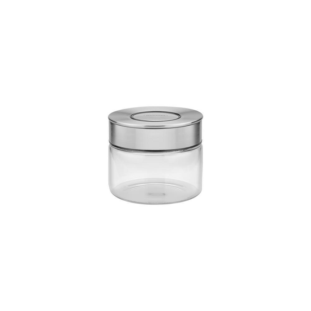 Pote De Vidro Tramontina Purezza Tampa De Inox 10 Cm 0,4 L - 4