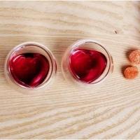 Jogo De Copo Coração Parede Dupla 2 Peças 80 Ml - Mimo - 6