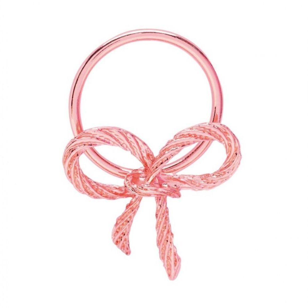 Anel De Guardanapo Laço Bronze - Mimo Style - 1