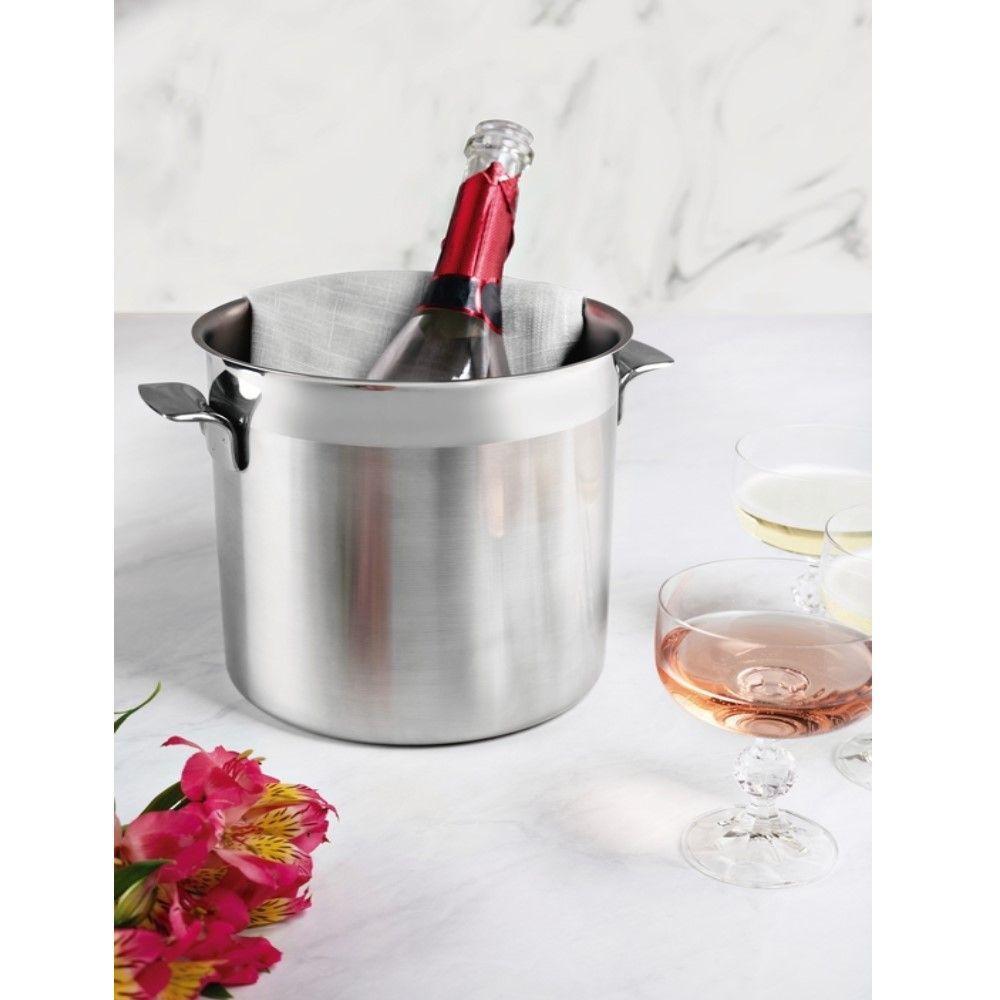 Balde Para Garrafas Em Aço Inox 18 Cm 5,2 L Cosmos - 3
