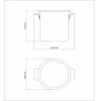 Balde Para Garrafas Em Aço Inox 18 Cm 5,2 L Cosmos - 4