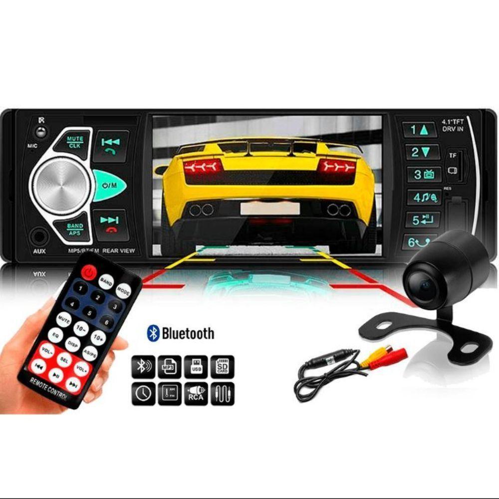 Central Multimídia Universal 1 Din Mp5 + Câmera De Ré - 1