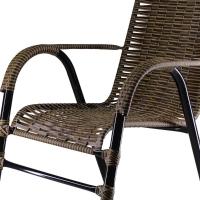 Conjunto Cadeiras Mesa De Centro Bela Edícula Argila - 4