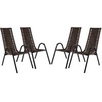 Conjunto Cadeiras Canadá Artesanal, Varanda Edícula Argila - 1