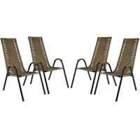 Conjunto Cadeiras Canadá Artesanal, Varanda Edícula Pequi - 1