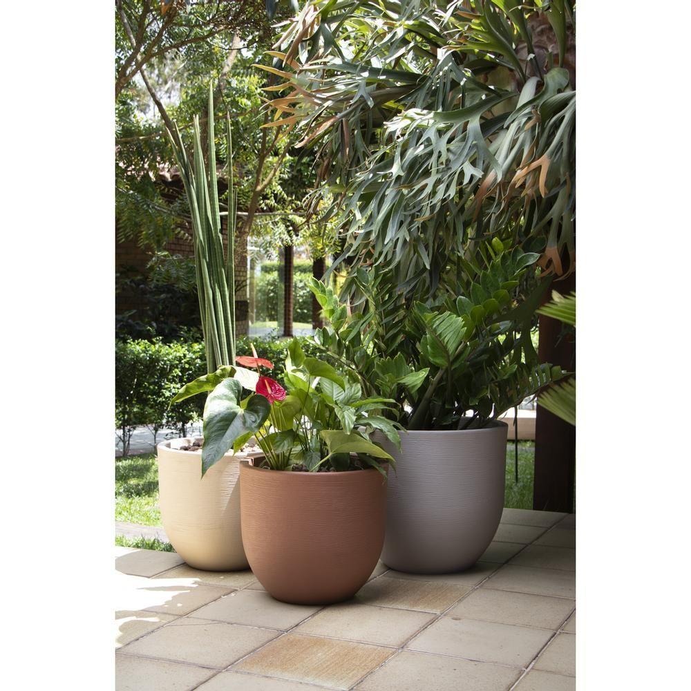 Vaso Tramontina Laos 28 Cm em Polietileno Concreto - 2