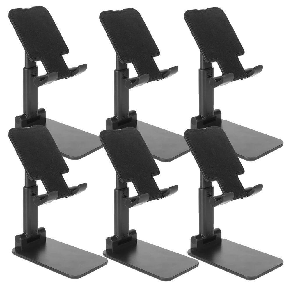 Kit 6 Suporte De Mesa Universal Portátil preto - 1