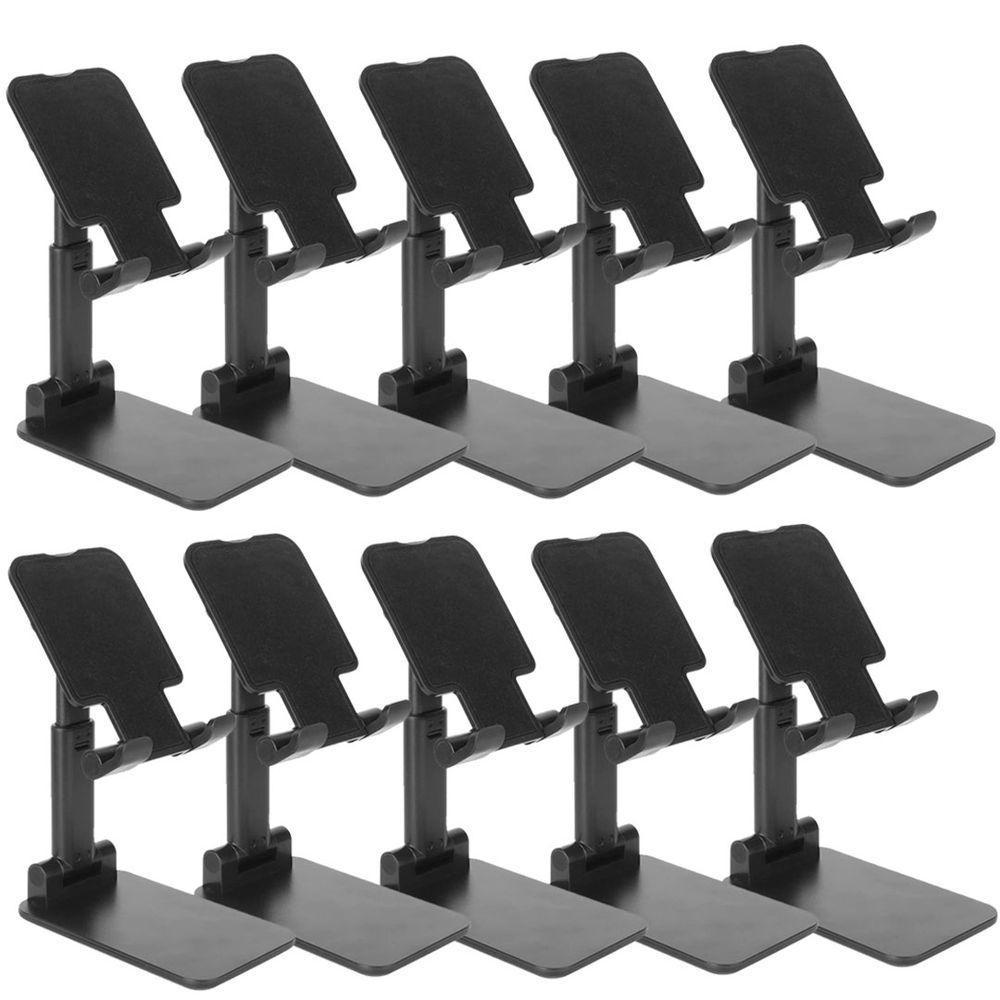 Kit 10 Suporte De Mesa Universal Portátil preto - 1