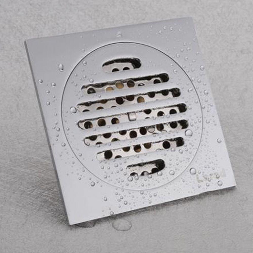 Ralo Abertura Banheiro Anti Insetos Inox 10x10 Anti Odor - 4