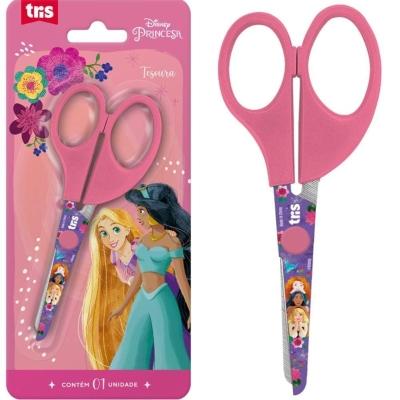 Tesoura Escolar Lâmina Decorada -princesa Disney 13cm - Tris
