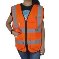 Colete Sinalizador Faixa Refletiva Epi Blusao Fluorescente Segurança Trabalho Transito Obra - 9